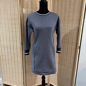 Vineyard Vines Varsity Casual Sweatshirt Dress Long Sleeve Drop Shoulder Sz XXS